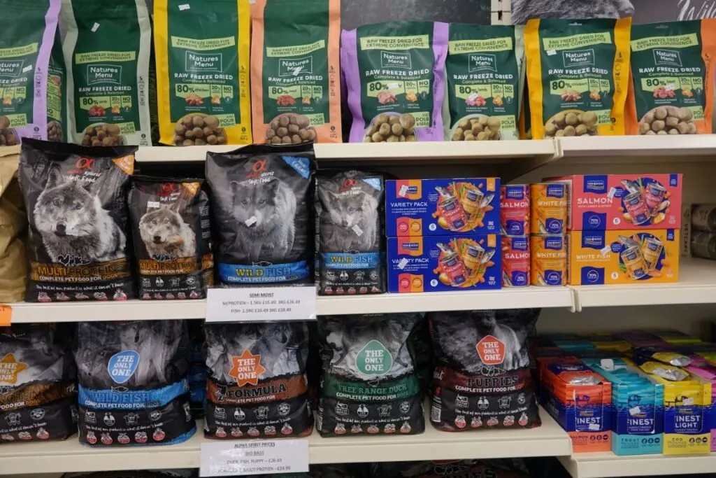natures menu and animal spirit dog food