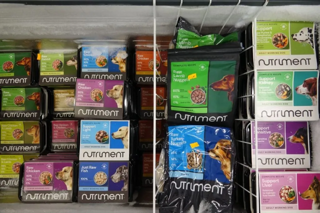nutriment raw dog food (medium)