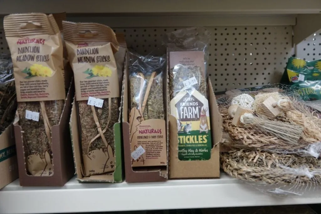 small animal chews (medium)