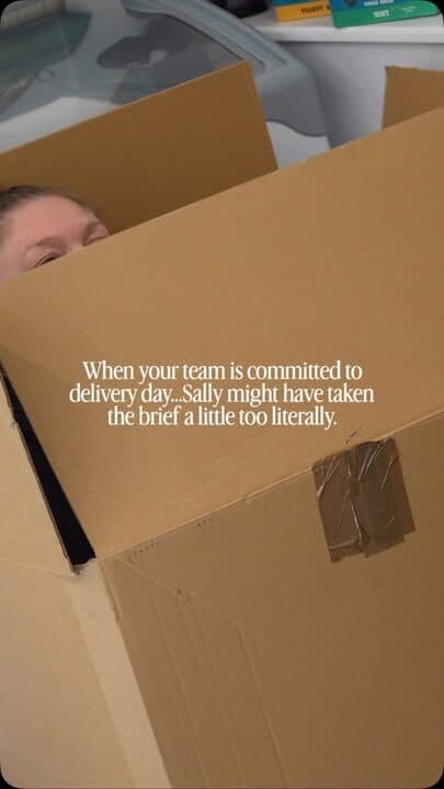 Quality control means checking every box personally 👀🤭