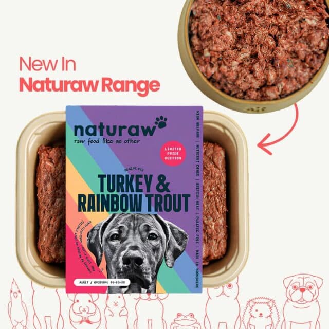 New in at PK’s Pet Supplies, Naturaw Turkey & Rainbow Trout range has landed!
A tasty new raw food option made with quality ingredients, perfect for dogs who enjoy something a little different.
Now available in store ♥️